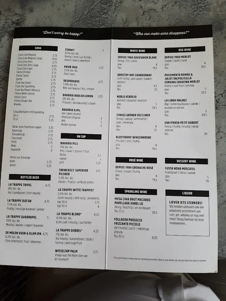 Menu_De Beren Apeldoorn_Apeldoorn_image_1