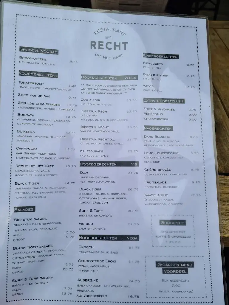 Menu_Restaurant Recht_Apeldoorn_image_1