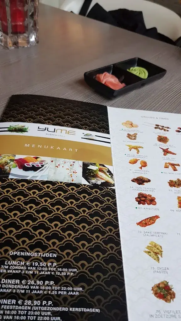 Menu_Restaurant Yume B.V._Apeldoorn_immagine_1