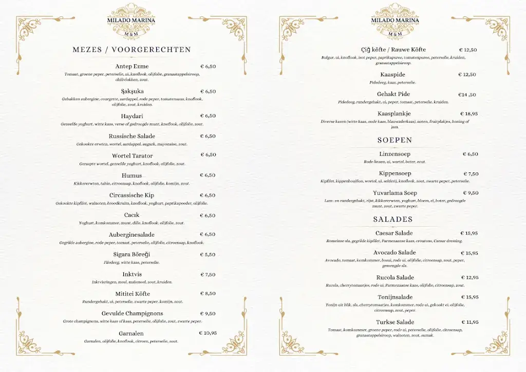 Menu_Milado Marina_Apeldoorn_image_4