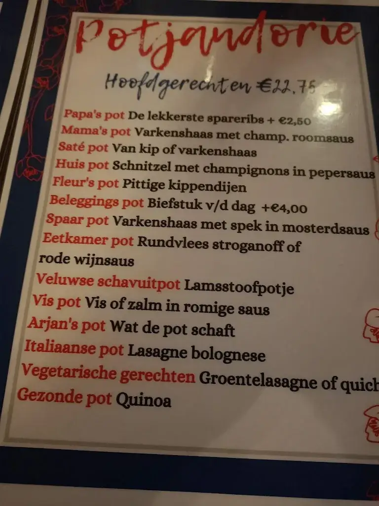Menu_Potjandorie Apeldoorn_Apeldoorn_imagen_2