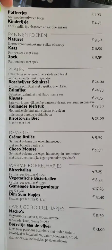 Menü_Restaurant De Boschvijver_Apeldoorn_Bild_1