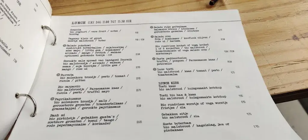 Menu_Café Restaurant Stroom Lent_Nijmegen_immagine_3