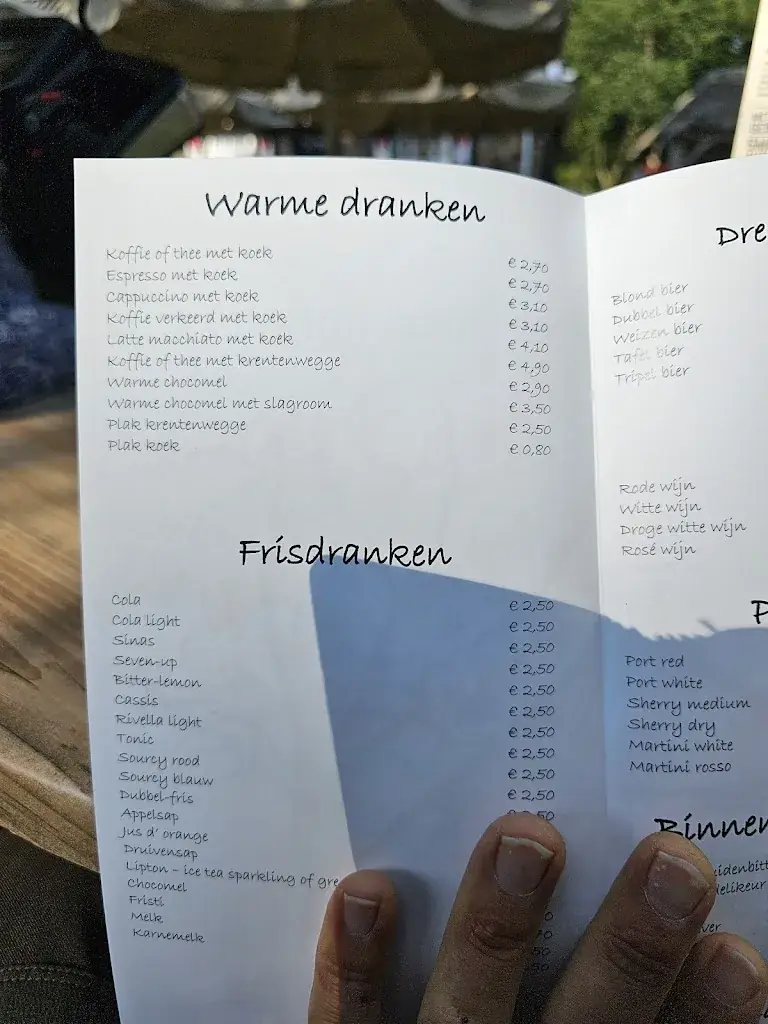 Menu_De Oude Drentse Boerenherberg (in openluchtmuseum Ellert en Brammert)_Schoonoord_image_1