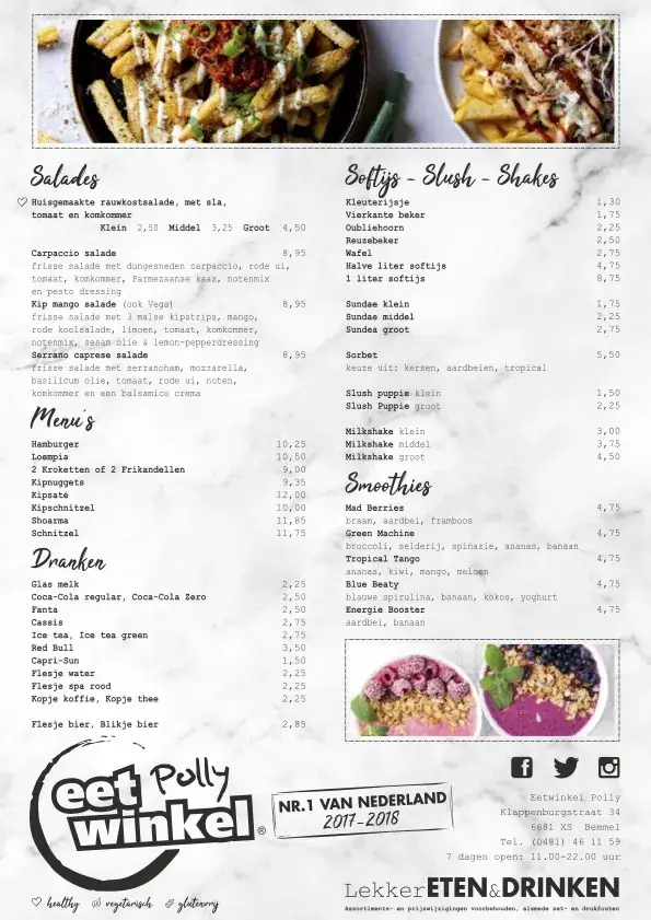 Menu_Eetwinkel Polly_Bemmel_immagine_1