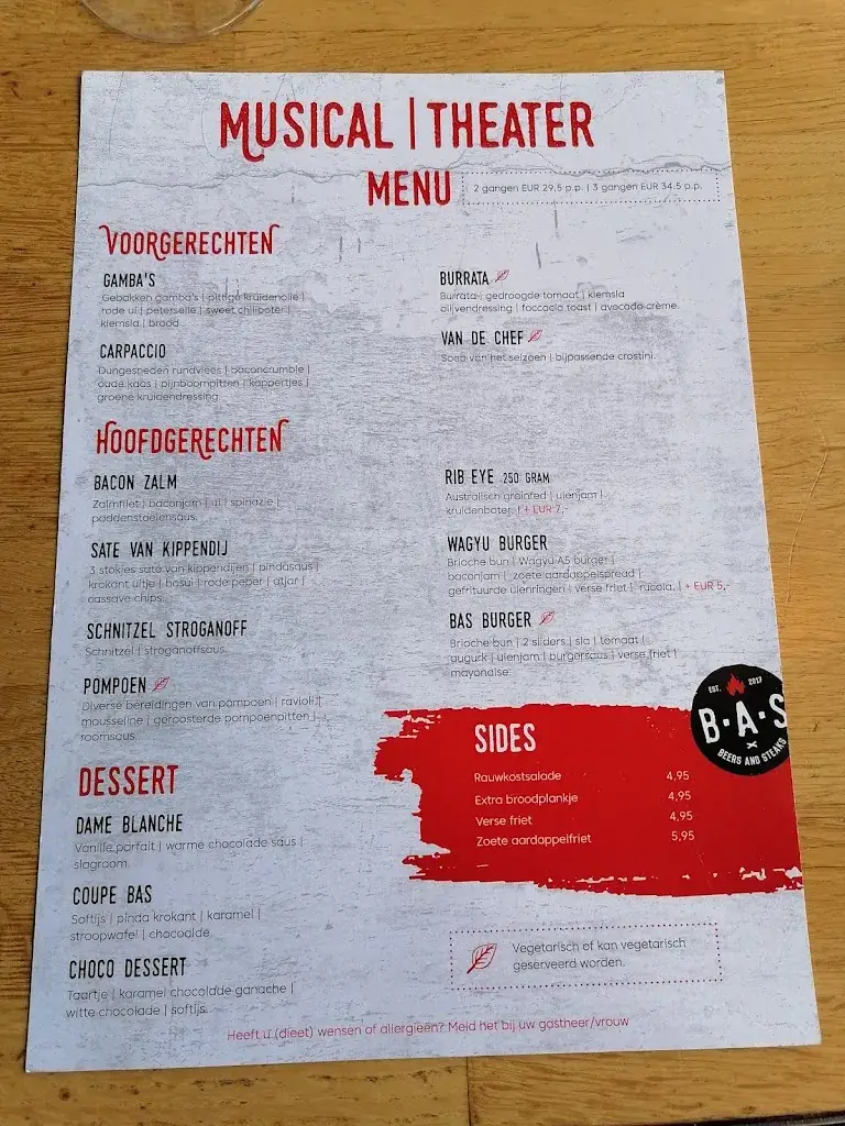 Menu_Beers And Steaks_Barneveld_immagine_1