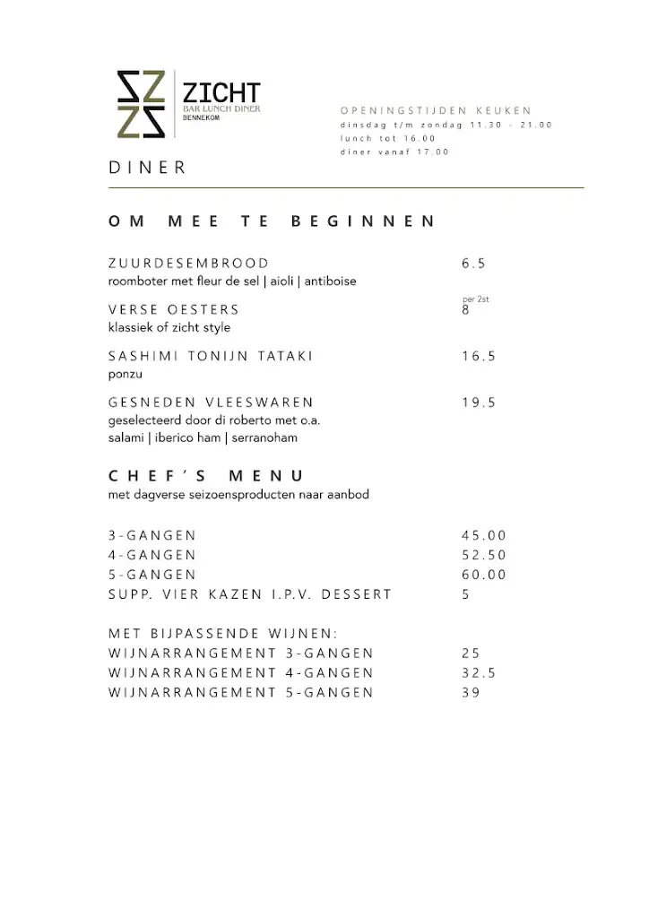 Menu_Restaurant Zicht_Bennekom_image_2
