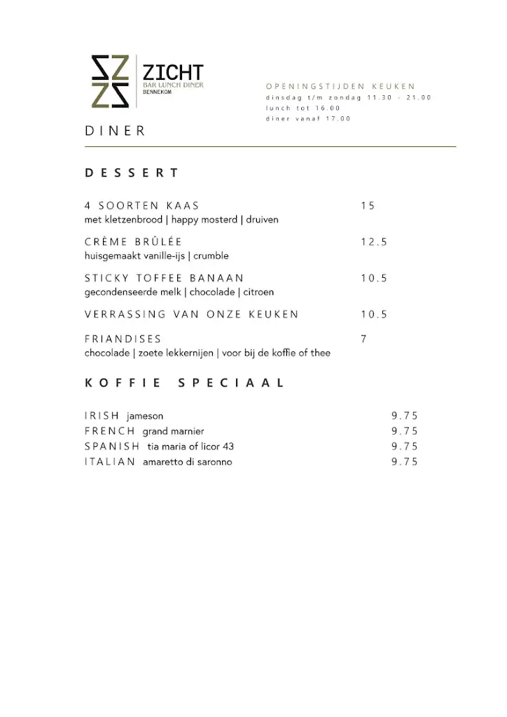 Menu_Restaurant Zicht_Bennekom_image_3