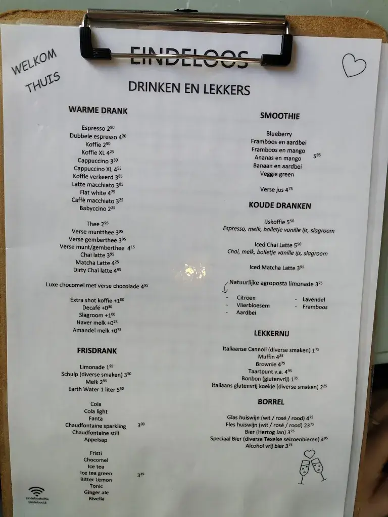 Menu_Eindeloos Koffie Thee & Winkel_Bennekom_image_1