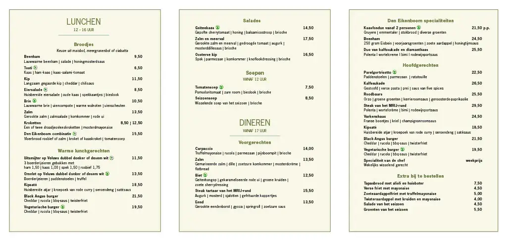 Menu_Den Eikenboom | Restaurant | Hotel | Vieren | Zakelijk_Loenen_image_1