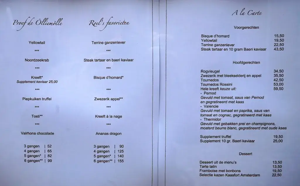 Menu_Restaurant De Ölliemölle_Borculo_image_1