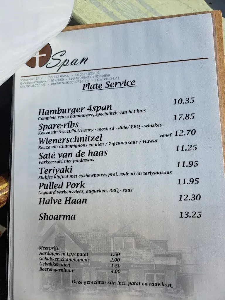 Menu_Cafetaria-Restaurant BK 't Vierspan_Borculo_immagine_2
