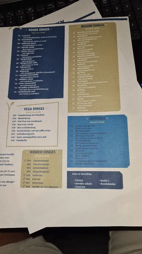 Menu_Restaurant Dinges_Beuningen_imagen_2