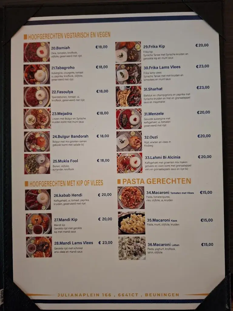 Menu_Syrische Keuken Razan_Beuningen_image_3