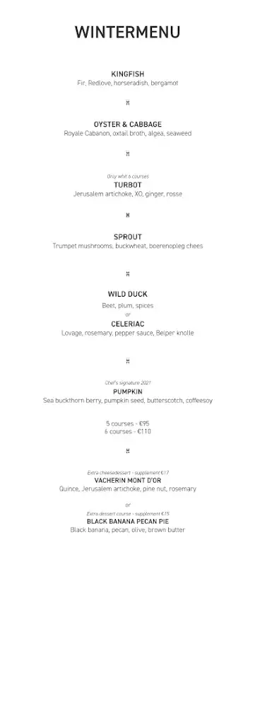 Menü_Restaurant Hemel & Aarde_Utrecht_Bild_1