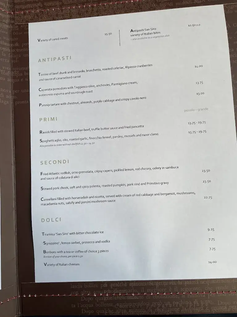 Menu_Restaurant San Siro_Utrecht_image_4