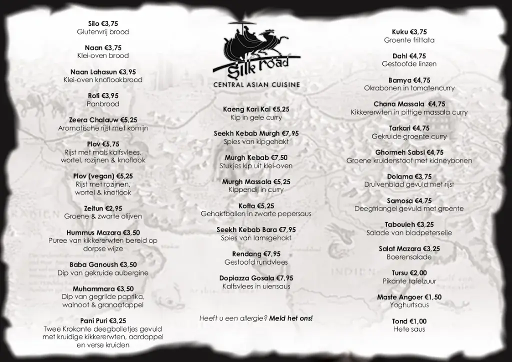 Menu_Silk Road Utrecht_Utrecht_immagine_1