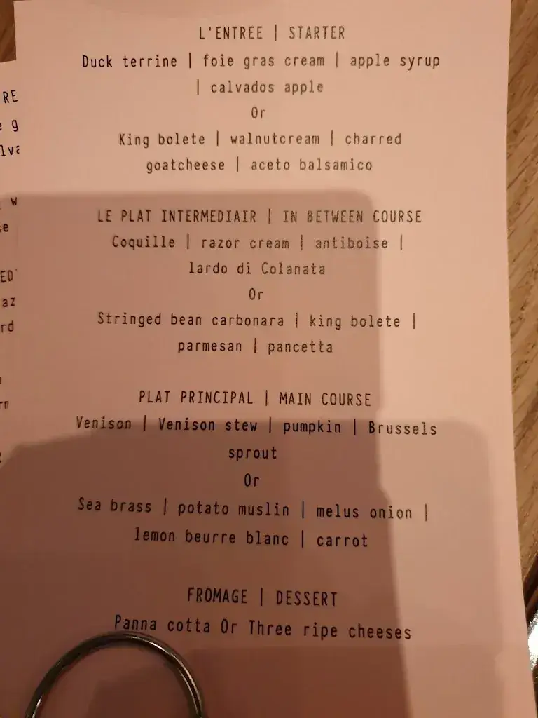 Menu_Florent le Bistro_Utrecht_immagine_4