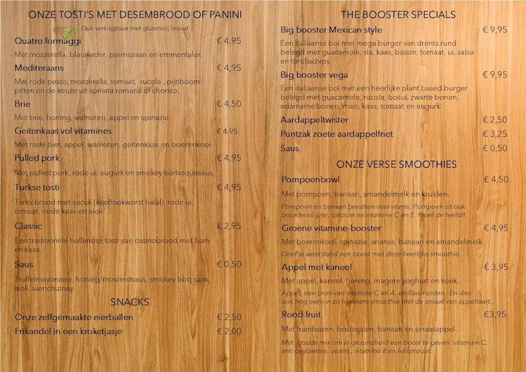 Menu_The Booster Beilen_Beilen_image_1