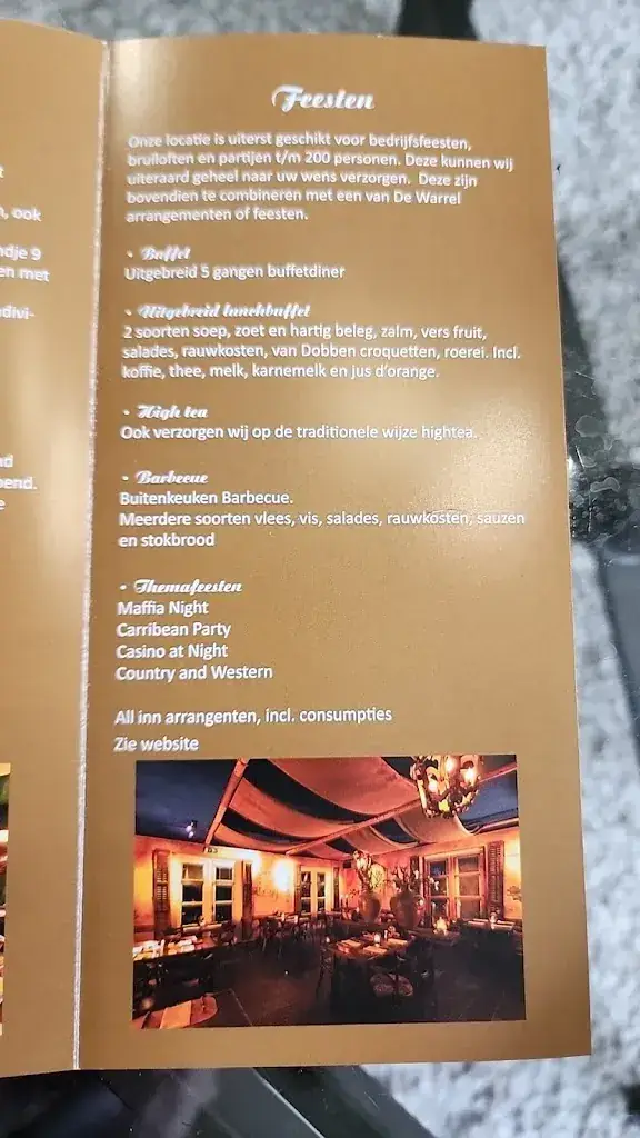 Menü_Buffetrestaurant de Warrel_Westerbork_Bild_1