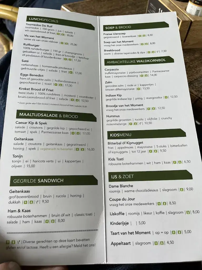 Menu_Restaurant De Ruif_Rheden_image_1