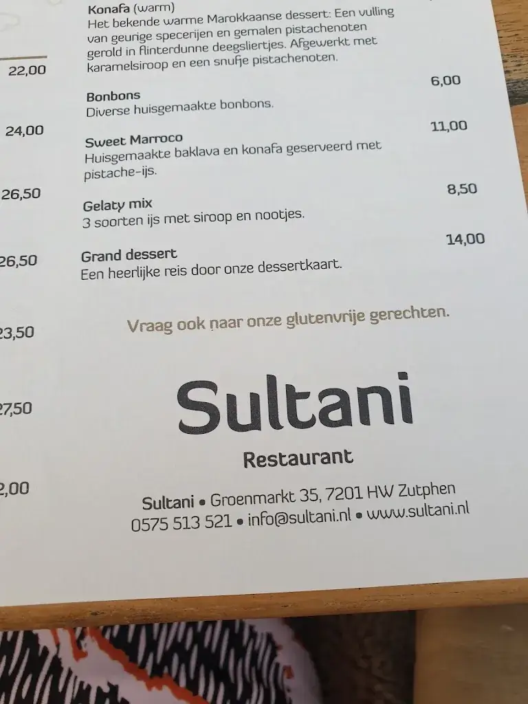 Menu_Sultani Restaurant_Zutphen_immagine_3