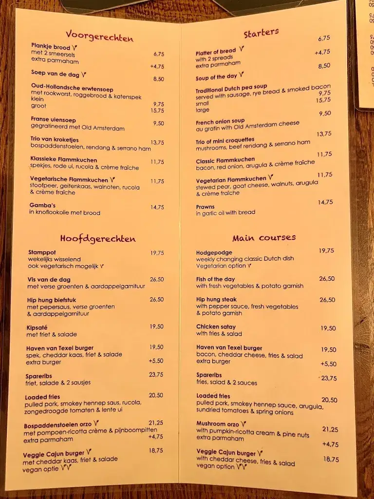 Menu_De Haven van Texel_Amsterdam_image_2