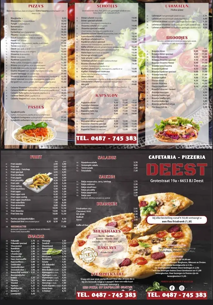 Menu_Cafetaria - Pizzeria Deest_Deest_image_1