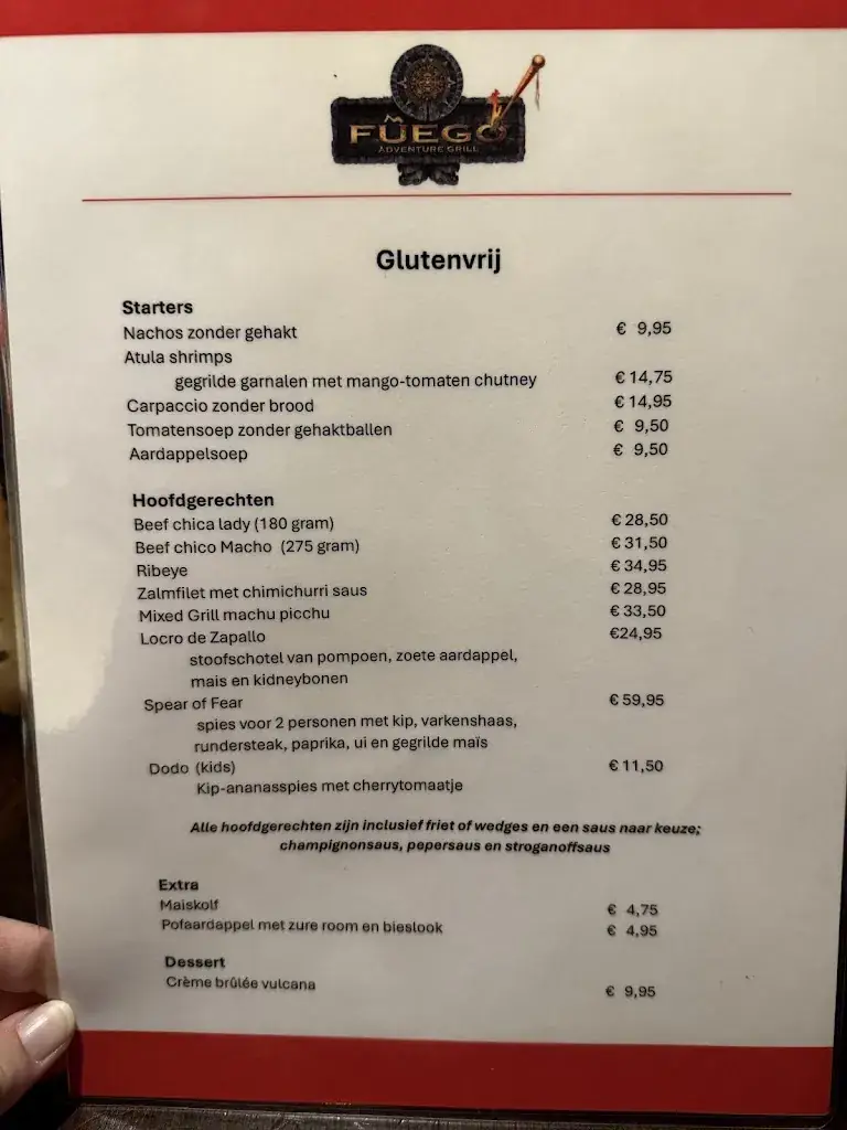 Menu_Fuego Adventure Grill_Dalen_image_1