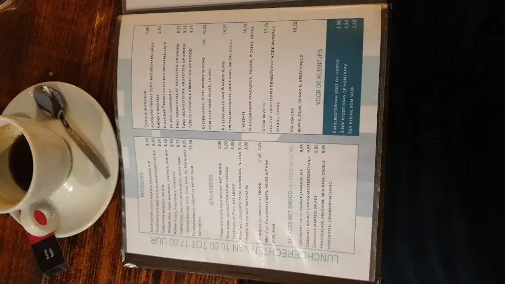 Menu_the Castle Culemborg_Culemborg_image_4