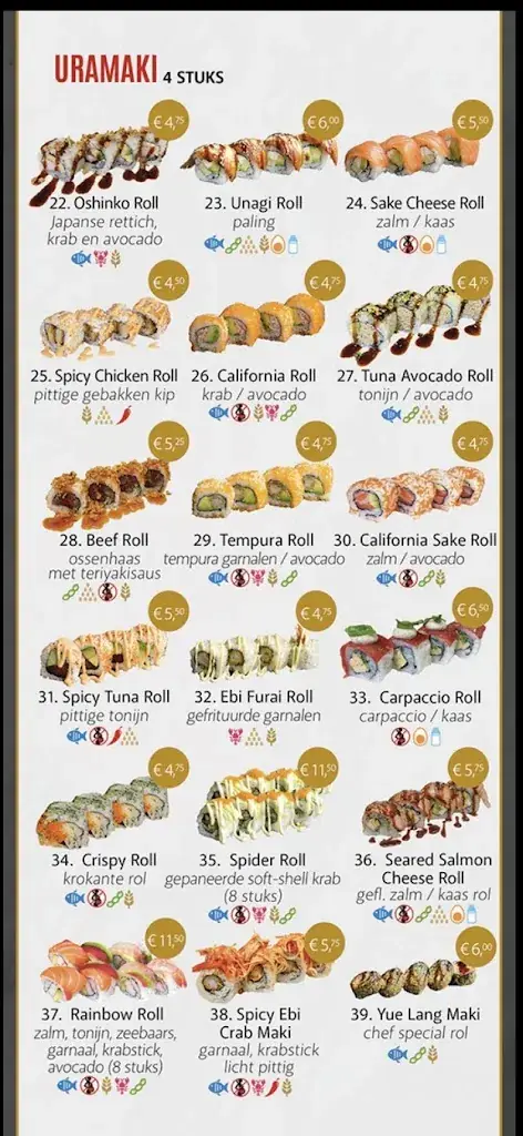 Menu_Yue Lang Japans Restaurant_Culemborg_image_2