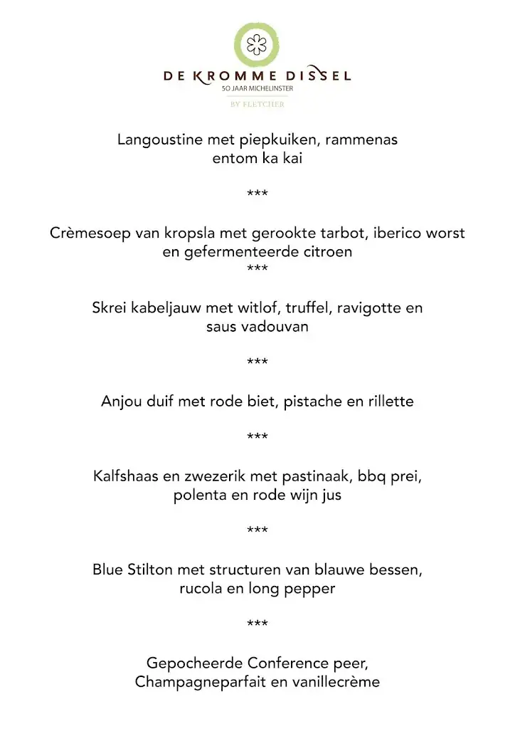 Menu_Restaurant De Kromme Dissel_Heelsum_image_1