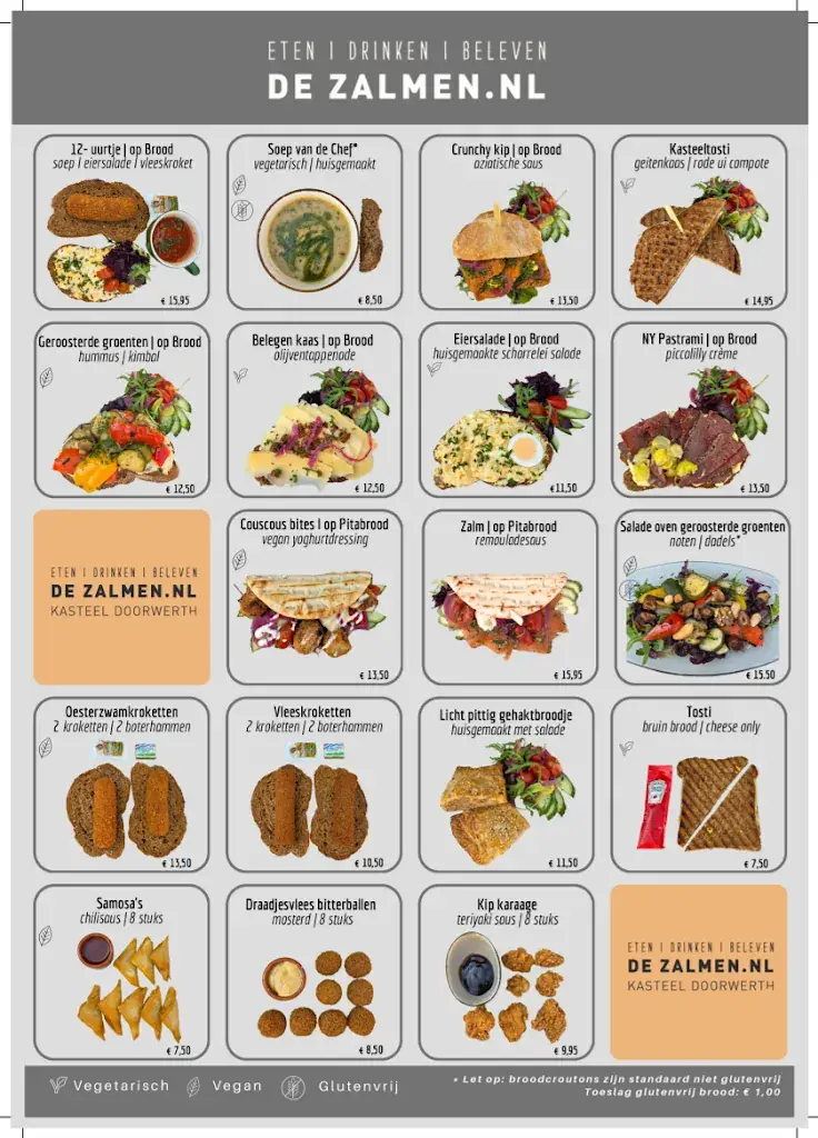 Menu_Kasteelcafé De Zalmen_Doorwerth_image_1