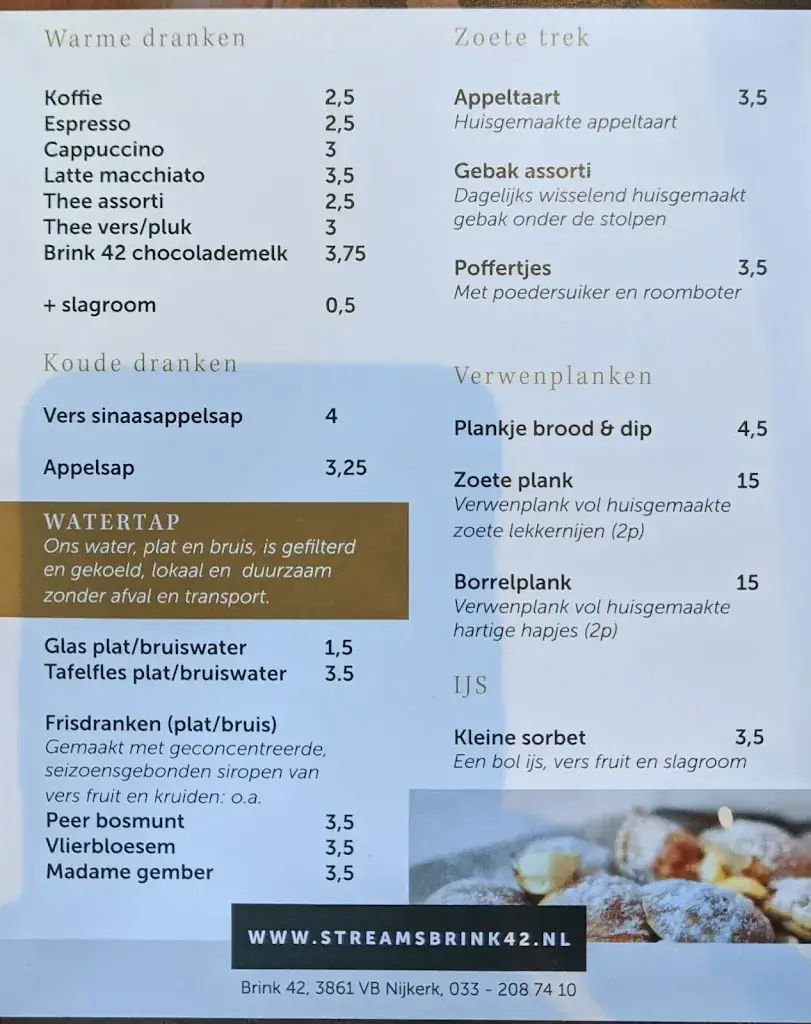Menu_Streams Brink42_Nijkerk_image_3