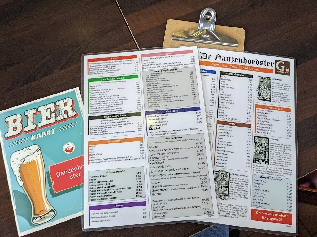Menu_De Ganzenhoedster restaurant_Coevorden_image_1