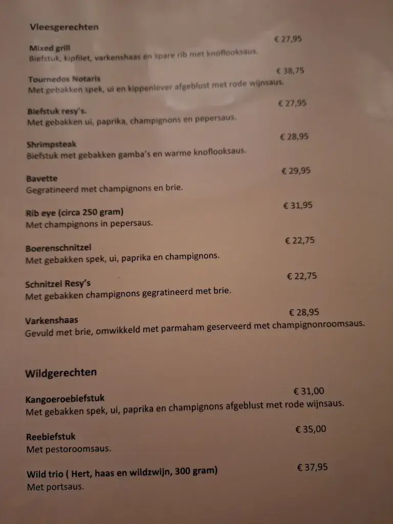 Menu_Restaurant Resy's_Ede_image_2