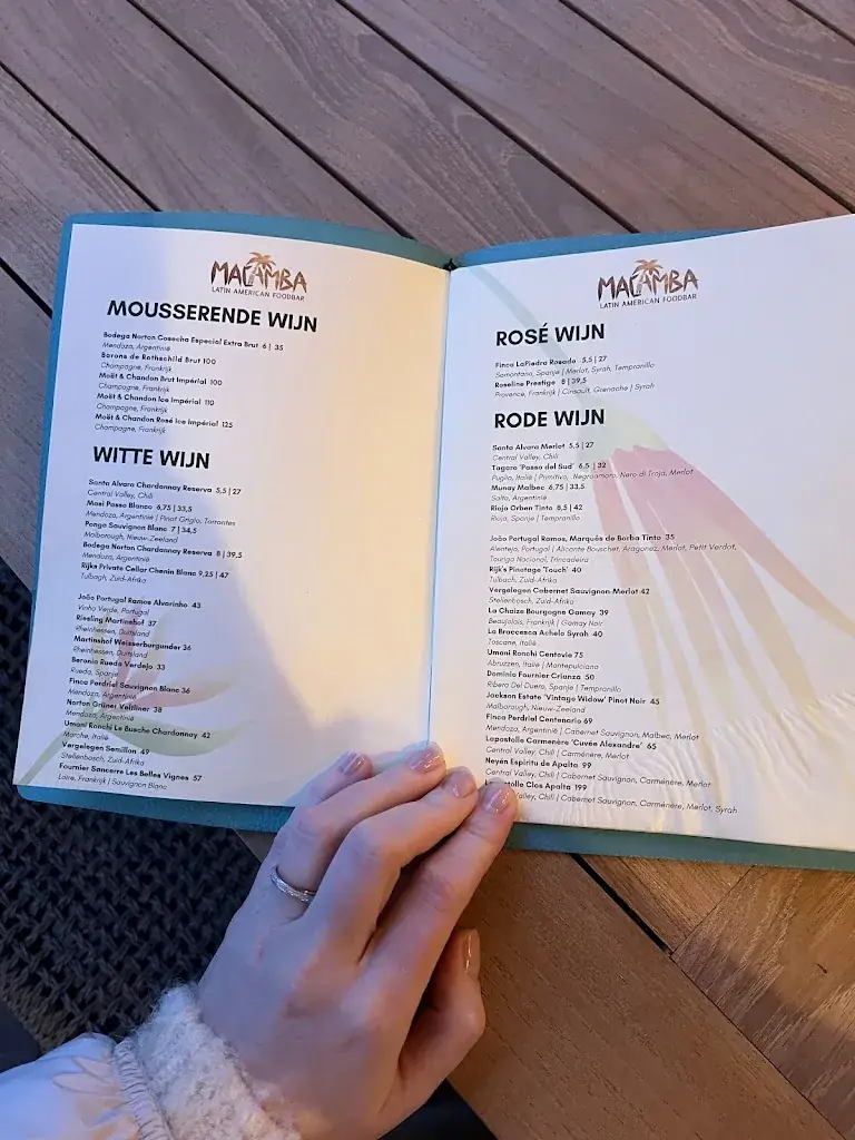 Menu_MACAMBA Latin American Foodbar (Makamba) Doetinchem_Doetinchem_image_1