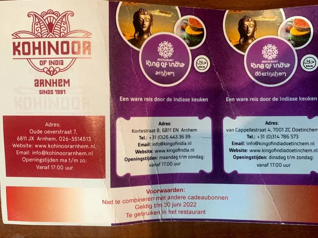 Menu_King of India Doetinchem_Doetinchem_image_2
