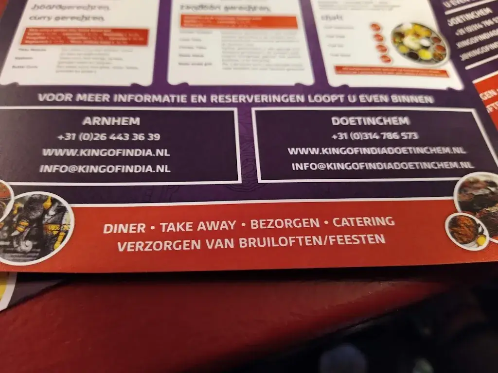 Menu_King of India Doetinchem_Doetinchem_image_3