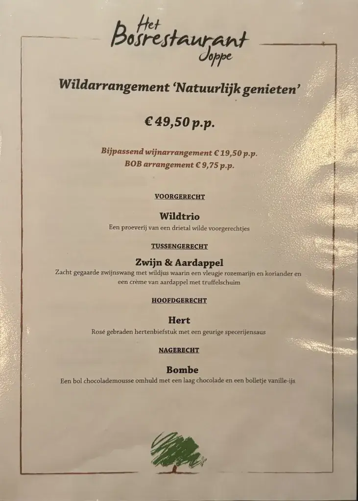 Menu_Het Bosrestaurant Joppe_Joppe_image_1
