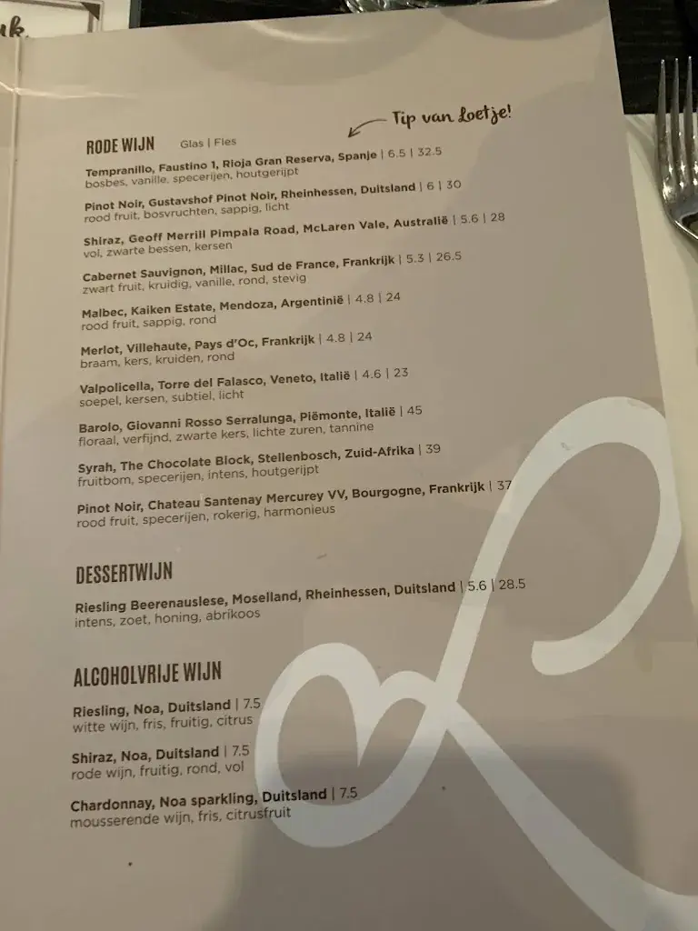 Menu_Loetje Gorssel_Gorssel_immagine_2