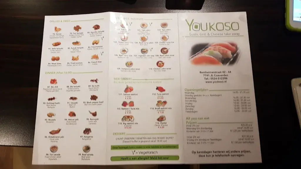 Menu_Youkoso sushi, grill restaurant & Chinese take away_Coevorden_image_3