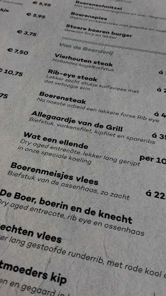 Menu_Restaurant De Boerenschuur_Vierhouten_immagine_4