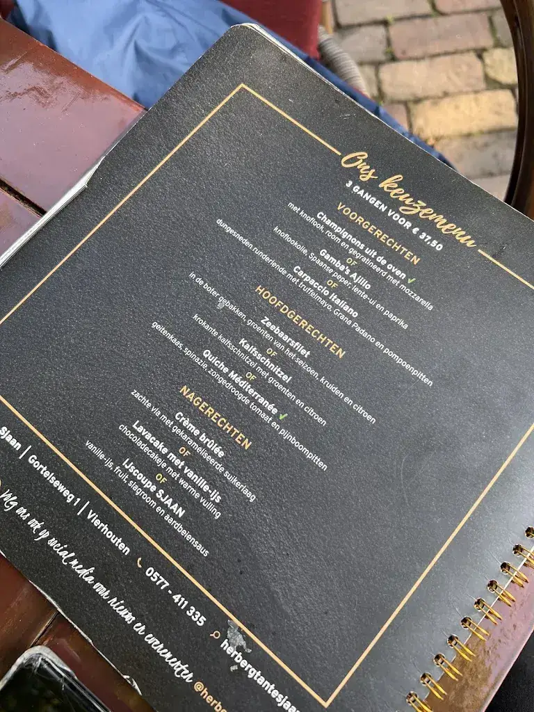 Menu_Herberg Tante Sjaan_Vierhouten_immagine_2