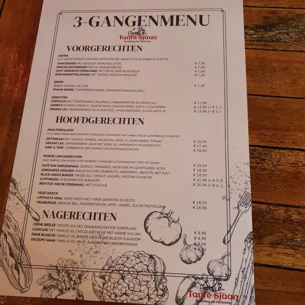 Menu_Herberg Tante Sjaan_Vierhouten_immagine_3