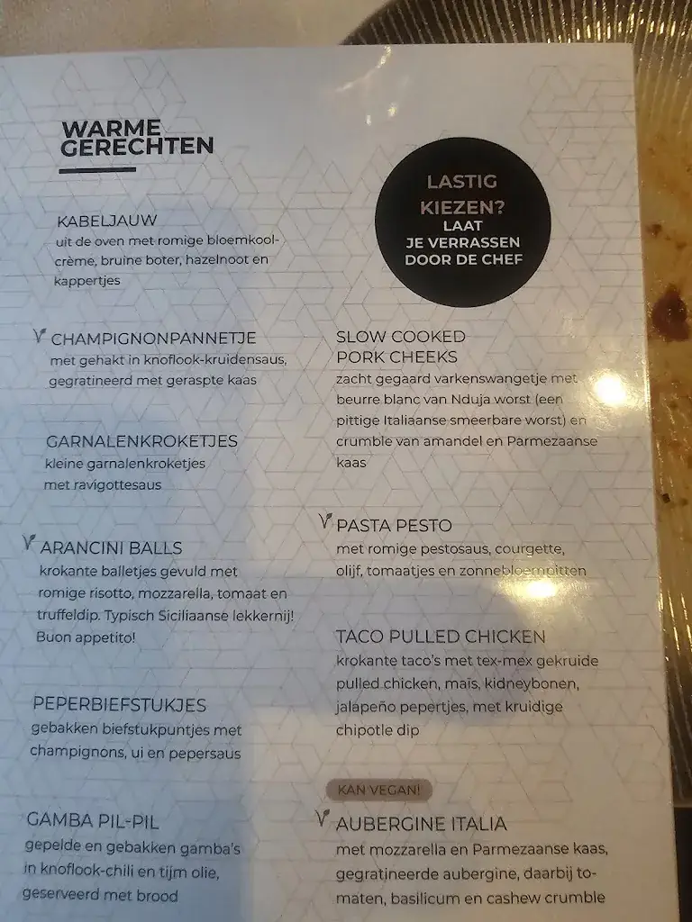 Menu_Restaurant Van Sprang_Ermelo_immagine_1