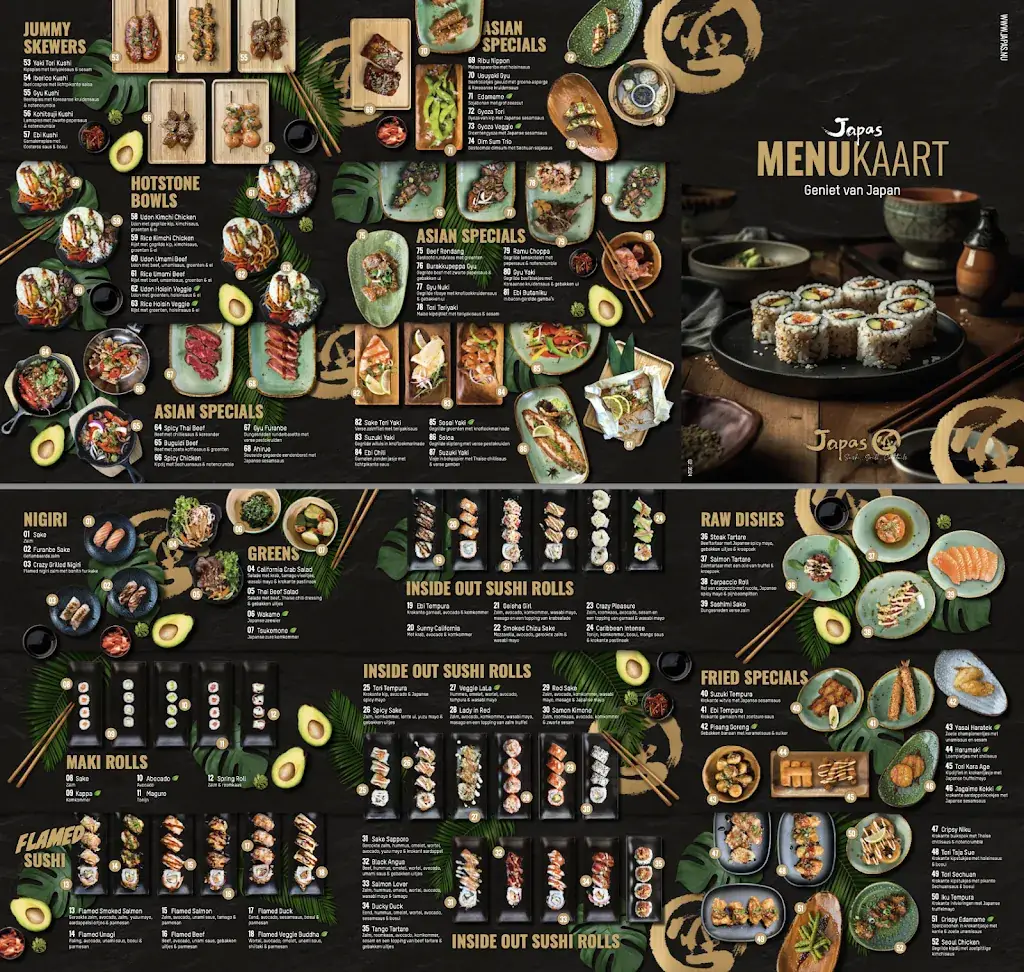 Menu_Japas Ermelo_Ermelo_imagen_1