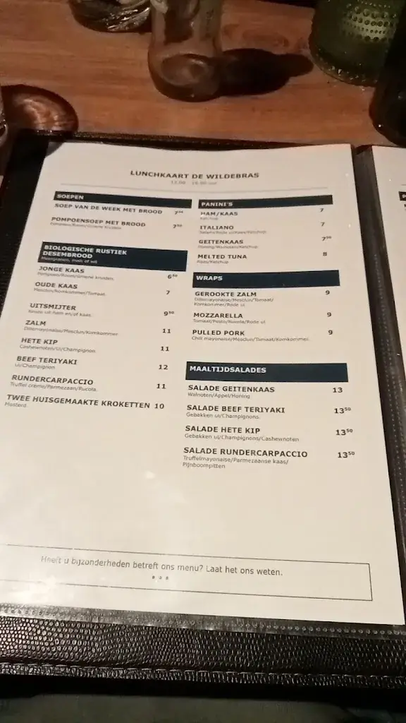 Menu_Wildebras @ThePark_Garderen_immagine_2