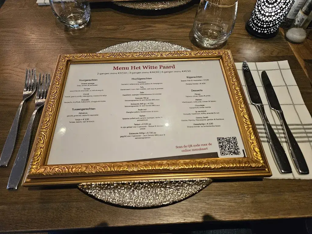 Menu_Het Witte Paard - Restaurant / Café / Hotel_Etten-Leur_immagine_1