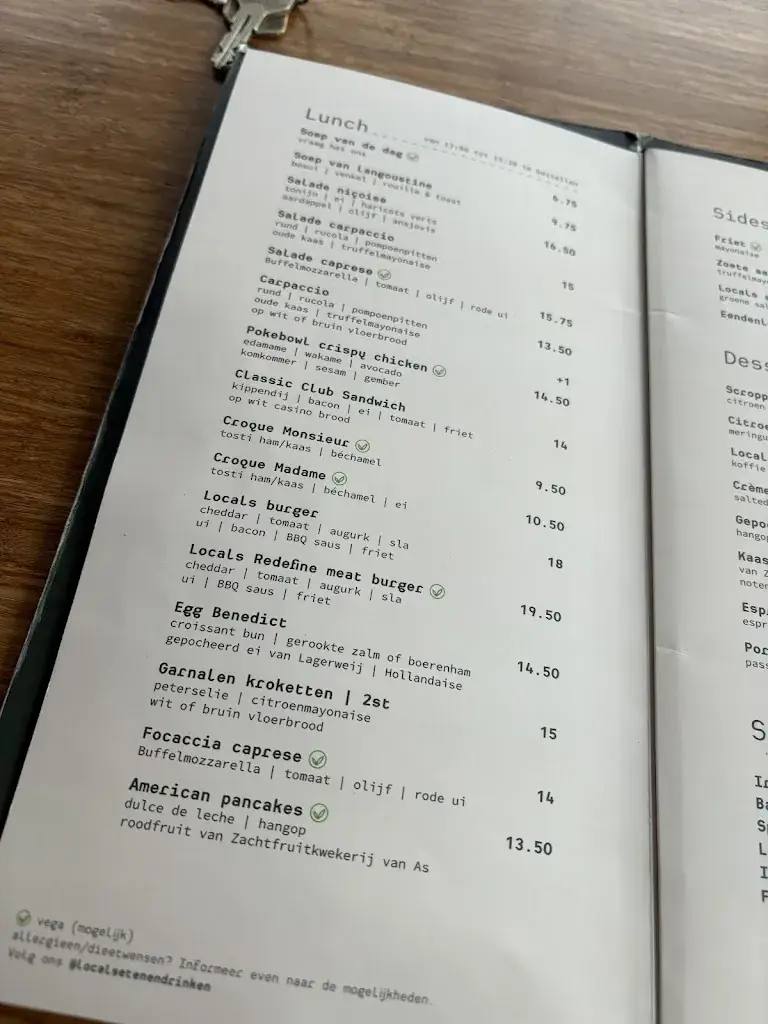 Menu_Restaurant Locals_Geldermalsen_immagine_1
